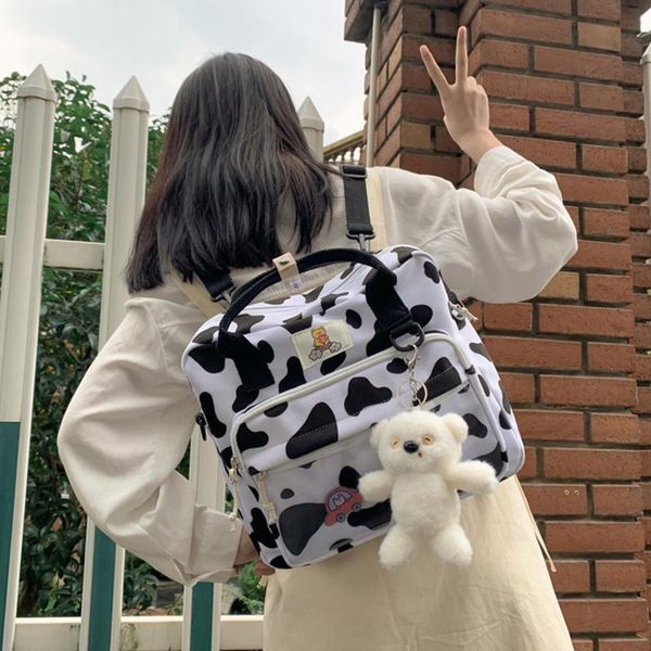 backpack women's cow print cute cross-body lightweight purse daypack casual travel satchel for school traveling
backpack women's cow print cute cross-body lightweight purse daypack casual travel satchel for school traveling