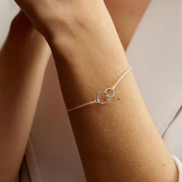 charm bracelets visunion 316l stainless steel bracelet double big small round circle infinity chain & bangles rose gold color, Golden;silver
charm bracelets visunion 316l stainless steel bracelet double big small round circle infinity chain & bangles rose gold color, Golden;silver