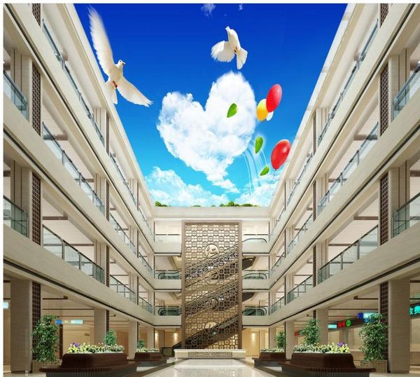wallpapers ceiling murals wallpaper 3d living room clouds dove love balloon home decoration
wallpapers ceiling murals wallpaper 3d living room clouds dove love balloon home decoration
