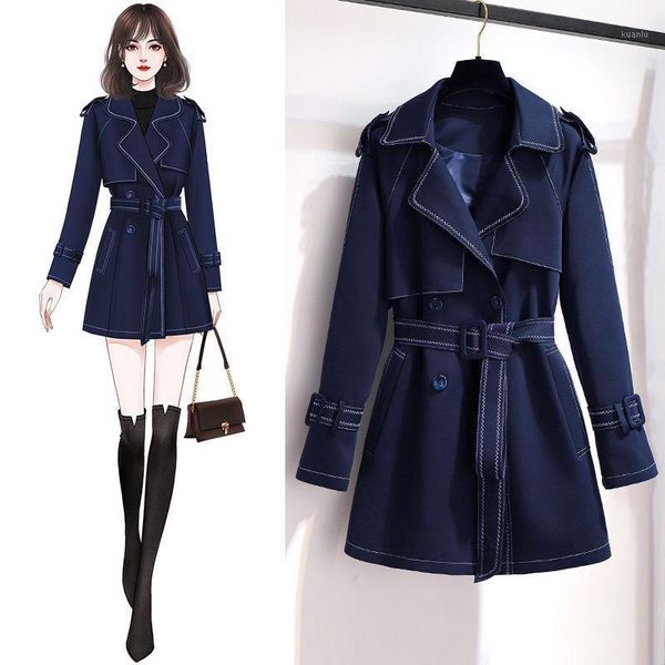 women's trench coats 2021 spring autumn woman double breasted vintage outwear female long coat windbreaker large size lady belt fit q21, Tan;black
women's trench coats 2021 spring autumn woman double breasted vintage outwear female long coat windbreaker large size lady belt fit q21, Tan;black