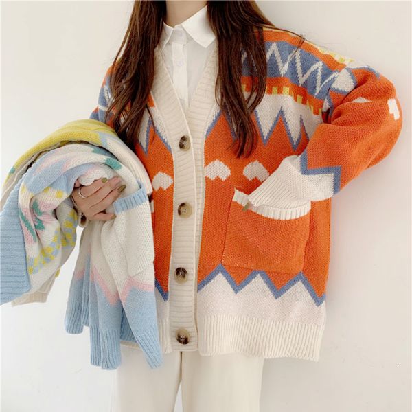 sweaters christmas knitted autumn sweet sweater coat female high street vintage light cardigan women amyw, White;black
sweaters christmas knitted autumn sweet sweater coat female high street vintage light cardigan women amyw, White;black