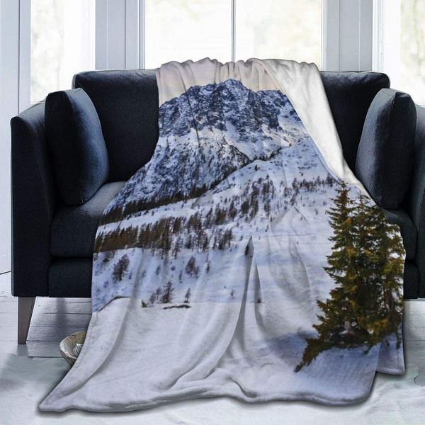 Ultra-Soft Micro Fleece Blanket,Landscape of Snowy Mountain at Sunset Pine Trees Tranquil in Winter Theme,Home Decor Warm Throw
Ultra-Soft Micro Fleece Blanket,Landscape of Snowy Mountain at Sunset Pine Trees Tranquil in Winter Theme,Home Decor Warm Throw