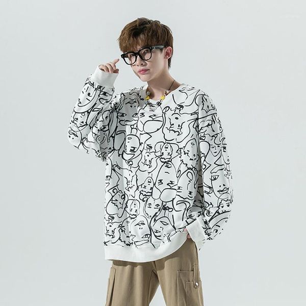 men's hoodies & sweatshirts fashion autumn mens sportswear graphic clothes crewneck male harajuku teenagers oversized pullovers couple, Black
men's hoodies & sweatshirts fashion autumn mens sportswear graphic clothes crewneck male harajuku teenagers oversized pullovers couple, Black