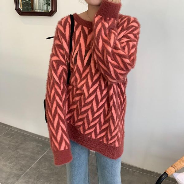 women's sweaters hzirip women knitted sweater 2021 autumn female pullover casual o-neck print all-match elegant loose office lady, White;black
women's sweaters hzirip women knitted sweater 2021 autumn female pullover casual o-neck print all-match elegant loose office lady, White;black