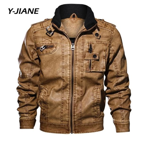 men vintage motorcycle jacket mens outdoor casual pu leather man winter coat hooded collar club bomber jackets#g3 men's jackets, Black;brown
men vintage motorcycle jacket mens outdoor casual pu leather man winter coat hooded collar club bomber jackets#g3 men's jackets, Black;brown