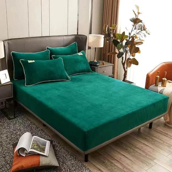 sheets & sets flannel winter warm elastic band fitted sheet mattress protector cover super soft cozy king size bed case dark green
sheets & sets flannel winter warm elastic band fitted sheet mattress protector cover super soft cozy king size bed case dark green