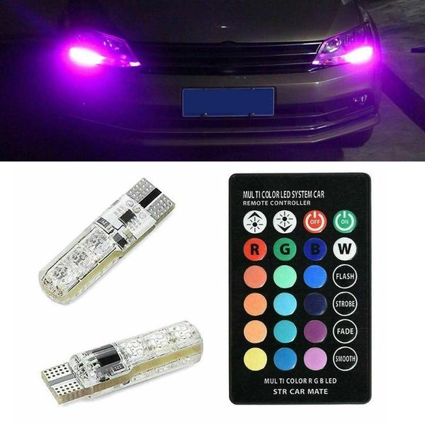 car headlights multi-color led rgb bulb w/rf remote control parking lights high quality
car headlights multi-color led rgb bulb w/rf remote control parking lights high quality