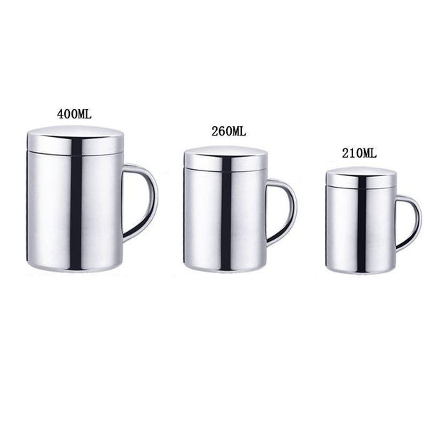 mugs 210/280/400/500ml stainless steel outdoor travel mug insulated coffee cup double wall with handle lid drinkware for office gifts 
mugs 210/280/400/500ml stainless steel outdoor travel mug insulated coffee cup double wall with handle lid drinkware for office gifts
