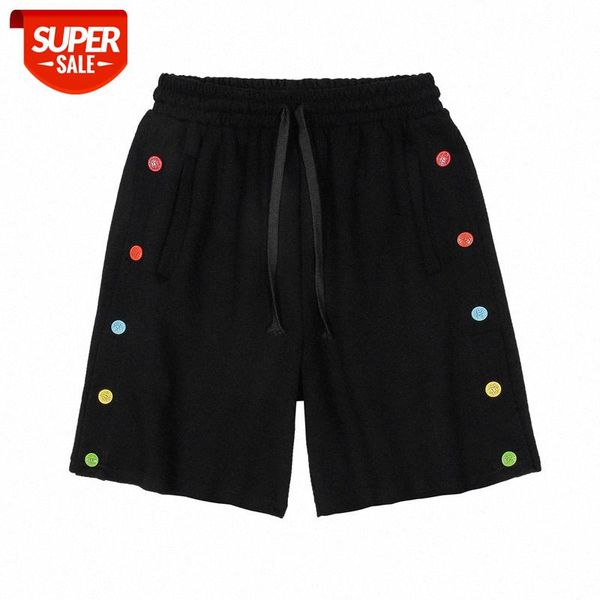 side rainbow-breasted shorts male hip-hop loose couple sports casual five-point pants #cb6b, Black
side rainbow-breasted shorts male hip-hop loose couple sports casual five-point pants #cb6b, Black