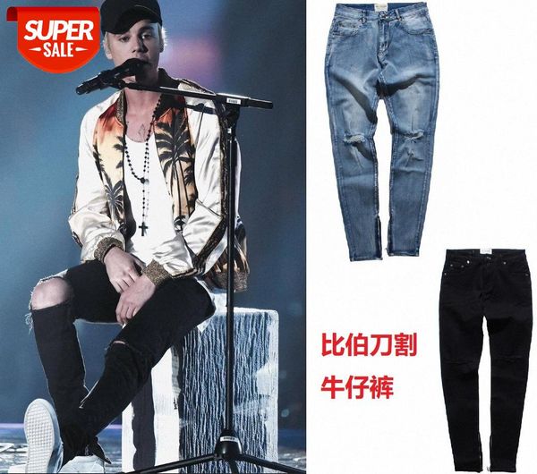 kanye justin bieber with pants fog style black knife cut zipper slim fit jeans street #kq7e
kanye justin bieber with pants fog style black knife cut zipper slim fit jeans street #kq7e