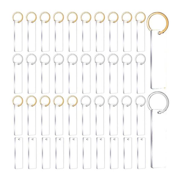 keychains 80pcs key chain acrylic blank transparent rectangle discs for made vinyl and diy keychain, Silver
keychains 80pcs key chain acrylic blank transparent rectangle discs for made vinyl and diy keychain, Silver