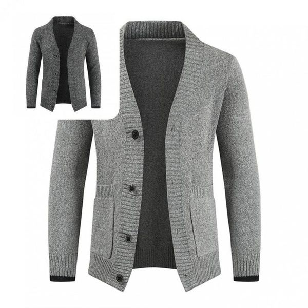men's sweaters trendy men pockets knitted sweater coat jacket skin-touch long sleeve, White;black
men's sweaters trendy men pockets knitted sweater coat jacket skin-touch long sleeve, White;black