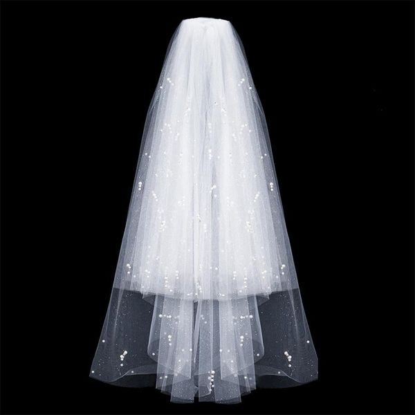 bridal veils veil beaded short with comb glitter shinny edge tulle two layer 60 cm length wedding accessories 2021, Black
bridal veils veil beaded short with comb glitter shinny edge tulle two layer 60 cm length wedding accessories 2021, Black