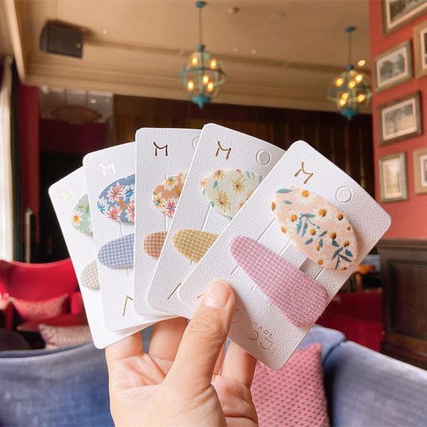 hair accessories 2 pcs sweet girl princess hairpins korea fashion cute children color printed lattice fabric bb clip, Slivery;white
hair accessories 2 pcs sweet girl princess hairpins korea fashion cute children color printed lattice fabric bb clip, Slivery;white