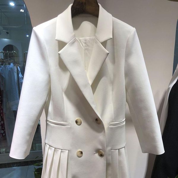 two piece dress suit skirt women's commuter royal sister pleated slim white small spring and autumn models solid color collar
two piece dress suit skirt women's commuter royal sister pleated slim white small spring and autumn models solid color collar