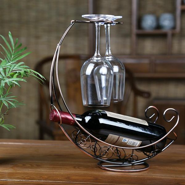 tablewine racks metal rack bottle glass cup holder modern moon boat table decro 3 colors
tablewine racks metal rack bottle glass cup holder modern moon boat table decro 3 colors