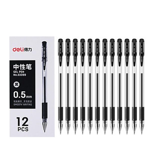 gel pen set boxed office supplies school signature black 12 writing pens learning stationery
gel pen set boxed office supplies school signature black 12 writing pens learning stationery