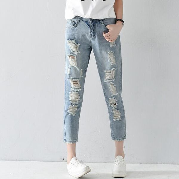 women's pants & capris plus size 25-32 hole ripped jeans women harem loose ankle-length boyfriends for woman ladies skinny dc282, Black;white
women's pants & capris plus size 25-32 hole ripped jeans women harem loose ankle-length boyfriends for woman ladies skinny dc282, Black;white