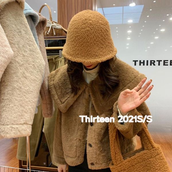 women's wool & blends women winter soft furry jackets and coats chic solid plush fur jacket female thicken warm pockets outerwear faux, Black
women's wool & blends women winter soft furry jackets and coats chic solid plush fur jacket female thicken warm pockets outerwear faux, Black