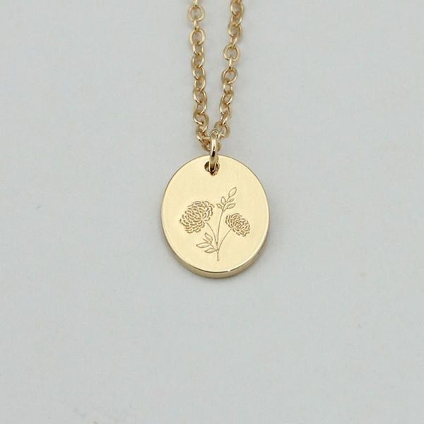 pendant necklaces wholesale custom birth flower chrysanthemum necklace jewelry for women men girls, Silver
pendant necklaces wholesale custom birth flower chrysanthemum necklace jewelry for women men girls, Silver