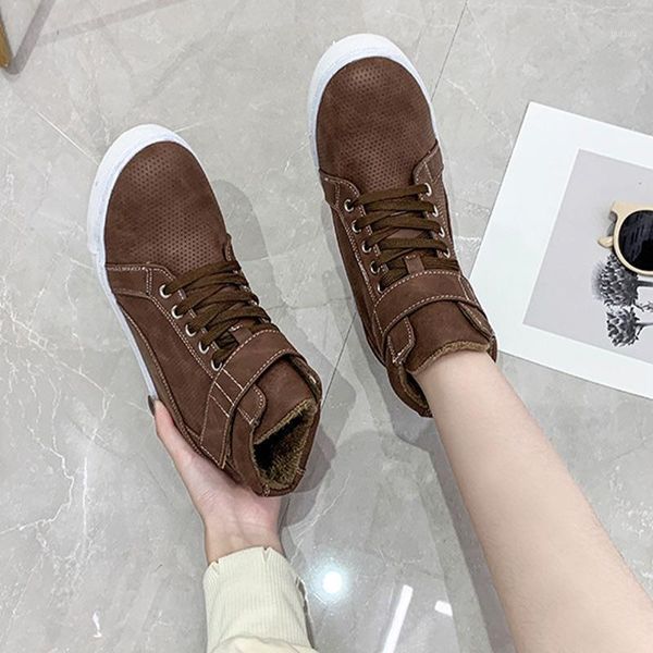 thick-soled ankle boots women's 2021 winter lace up shoes casual warm fur ladies flat female cotton1, Black
thick-soled ankle boots women's 2021 winter lace up shoes casual warm fur ladies flat female cotton1, Black