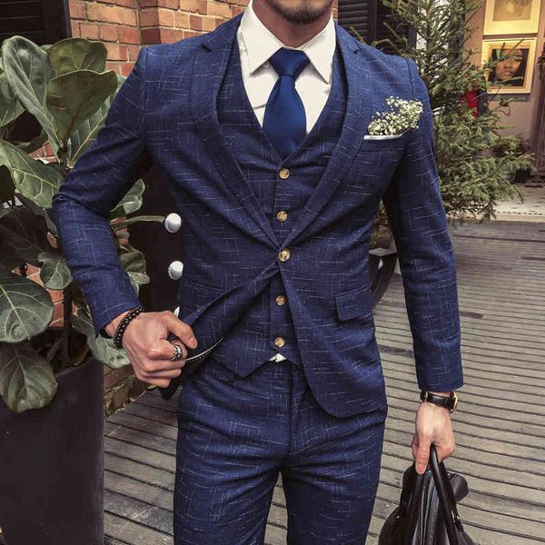 men's suits & blazers formal wear, jackets, vests and trousers, high-end brands, informal business suits, bridegroom's plaid, wedd, White;black
men's suits & blazers formal wear, jackets, vests and trousers, high-end brands, informal business suits, bridegroom's plaid, wedd, White;black