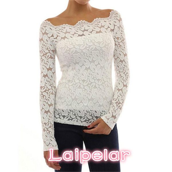 women's blouses & shirts white lace blouse fashion women off shoulder shirt long sleeve chiffon blusas femininas chemise femme
women's blouses & shirts white lace blouse fashion women off shoulder shirt long sleeve chiffon blusas femininas chemise femme