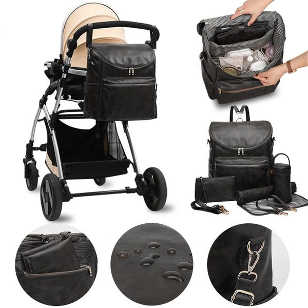 diaper bags pu leather baby bag waterproof backpack for stroller large capacity maternity nursing with pad
diaper bags pu leather baby bag waterproof backpack for stroller large capacity maternity nursing with pad