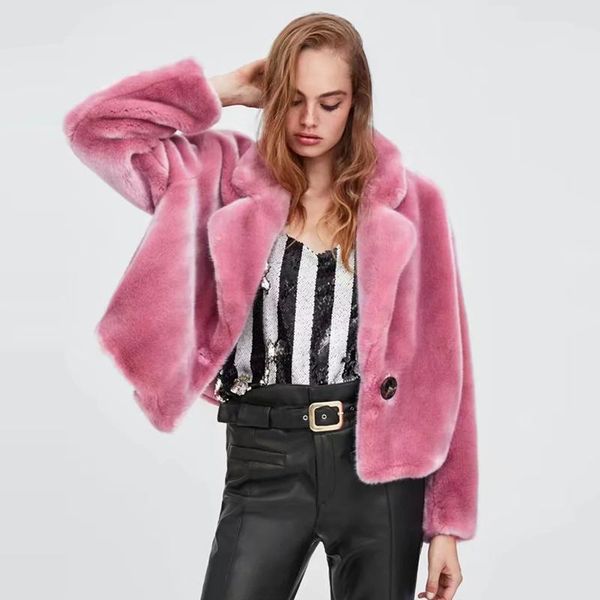 women's jackets 2021winter women jacket fashion pink faux fur winter coat female europe and the artificial bx-r0-8848, Black;brown
women's jackets 2021winter women jacket fashion pink faux fur winter coat female europe and the artificial bx-r0-8848, Black;brown