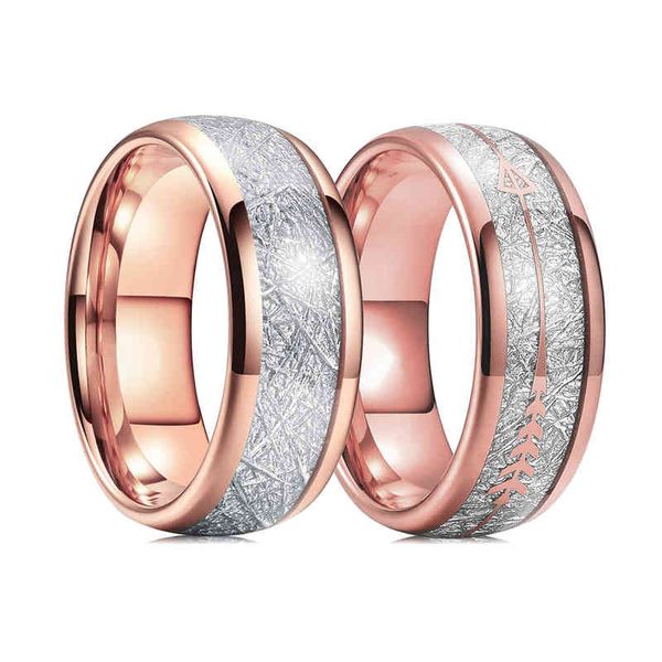 2022 fashion 8mm rose gold stainless steel rings for men women meteorite inlaid arrow engagement wedding band jewelry, Silver
2022 fashion 8mm rose gold stainless steel rings for men women meteorite inlaid arrow engagement wedding band jewelry, Silver