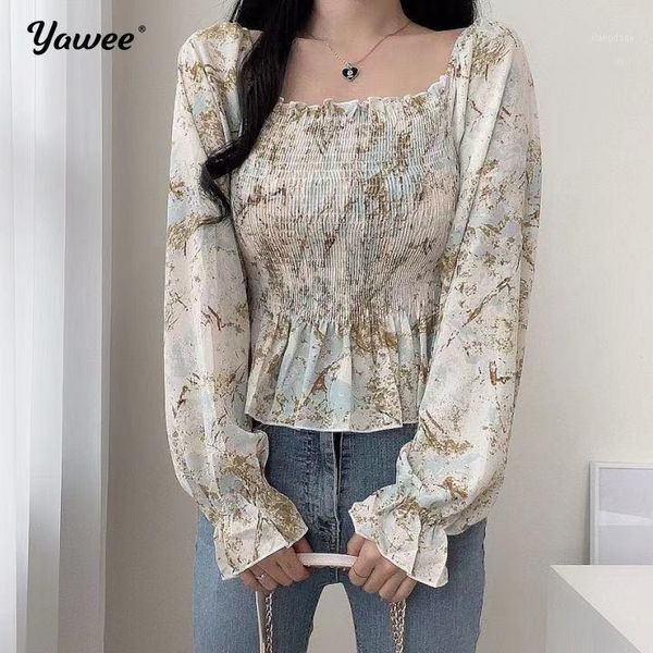 women's blouses & shirts spring style long sleeve shirt women fashion woman 2021 slash neck floral blusas clothing female, White
women's blouses & shirts spring style long sleeve shirt women fashion woman 2021 slash neck floral blusas clothing female, White