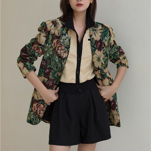 women's suits & blazers vintage floral print women designer jacket suit colorful green jackets coat outerwear fall fashion o55r, White;black
women's suits & blazers vintage floral print women designer jacket suit colorful green jackets coat outerwear fall fashion o55r, White;black