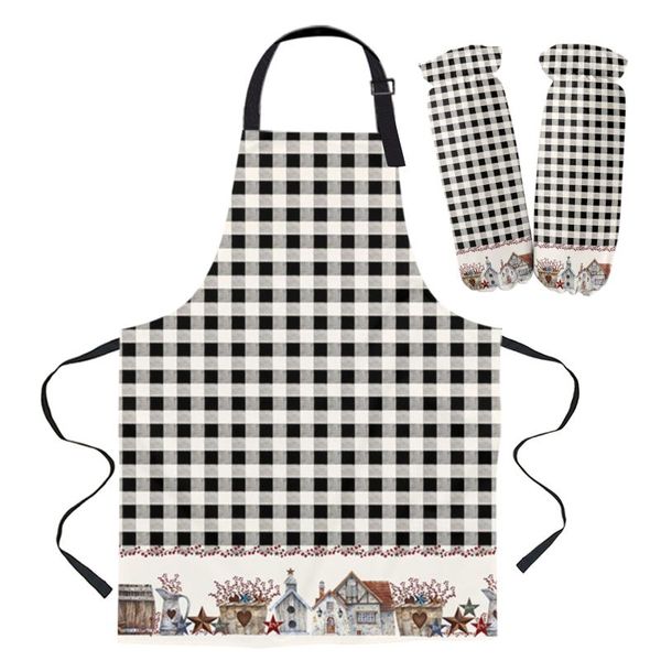 aprons country star berry retro black plaid sleeveless kitchen women pinafore home cooking baking waist bib custom apron
aprons country star berry retro black plaid sleeveless kitchen women pinafore home cooking baking waist bib custom apron