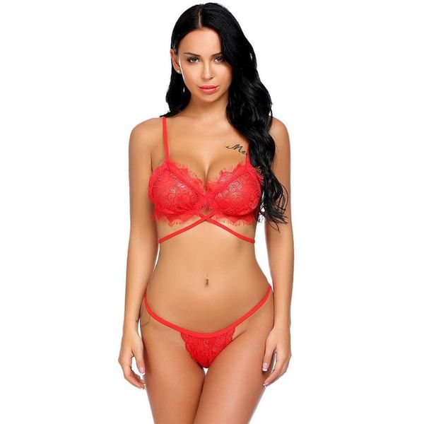 bras sets women lingerie set floral lace bra panty three-point erotic underwear see-through babydoll exotic porno sleepwear, Red;black
bras sets women lingerie set floral lace bra panty three-point erotic underwear see-through babydoll exotic porno sleepwear, Red;black