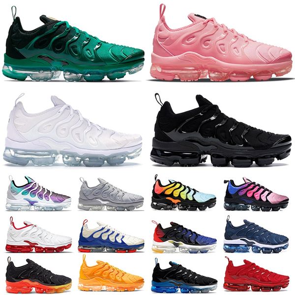 Vapormax Tn Plus Mens Running Shoes Air Vapor Max Tns Bubblegum Pink Black White Airmax Atlanta Cool Grey Off Speed Red Purple Suman Men Wom
Vapormax Tn Plus Mens Running Shoes Air Vapor Max Tns Bubblegum Pink Black White Airmax Atlanta Cool Grey Off Speed Red Purple Suman Men Wom