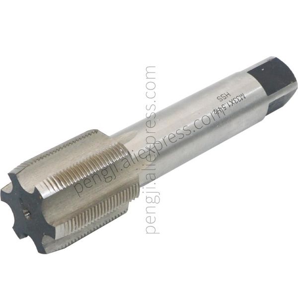 machine tap m33 x 1.5 mm pitch thread 6 flutes, high speed steel forming pointed tap, hss metric screw plug tap. hand tools
machine tap m33 x 1.5 mm pitch thread 6 flutes, high speed steel forming pointed tap, hss metric screw plug tap. hand tools