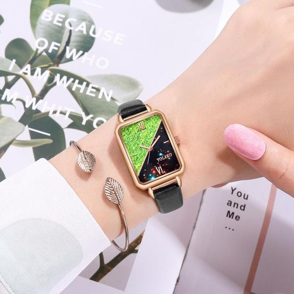wristwatches fashion starry sky design rectangle women watches luxury female quartz watch simple ladies woman leather clock, Slivery;brown
wristwatches fashion starry sky design rectangle women watches luxury female quartz watch simple ladies woman leather clock, Slivery;brown