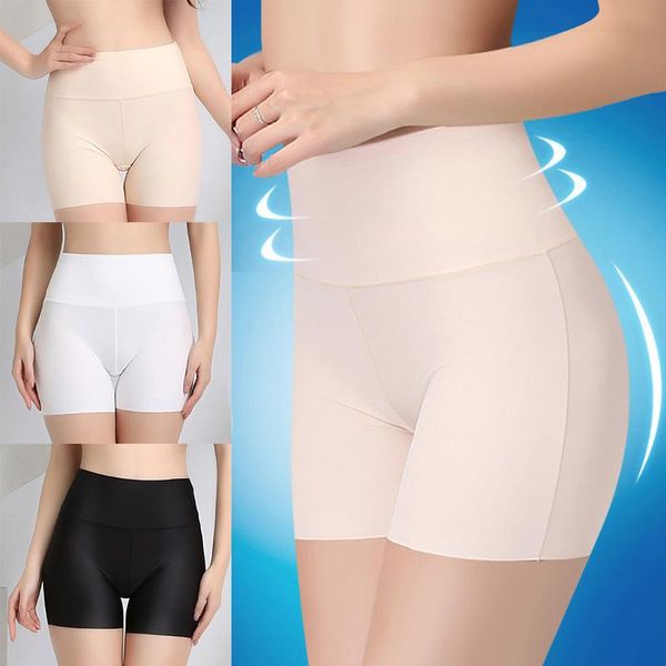 women's shorts summer women safety pants seaml thin ice silk high waist panties anti emptied boyshorts girls underwear, White;black
women's shorts summer women safety pants seaml thin ice silk high waist panties anti emptied boyshorts girls underwear, White;black