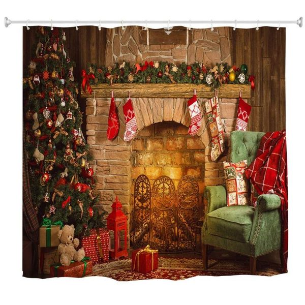 shower curtains happy year xmas trees fireplace brick stockings waterproof bathroom bath
shower curtains happy year xmas trees fireplace brick stockings waterproof bathroom bath