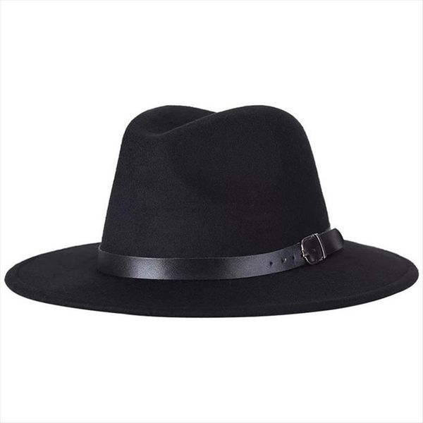 man women cap big brim fedora british style vintage woolen hat jazz hats fashion belt autumn winter, Blue;gray
man women cap big brim fedora british style vintage woolen hat jazz hats fashion belt autumn winter, Blue;gray