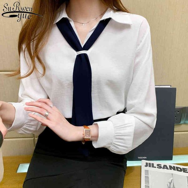 korean office lady style white women's shirts loose v-neck fashion women blouse lantern long sleeve feminine 10776 210508
korean office lady style white women's shirts loose v-neck fashion women blouse lantern long sleeve feminine 10776 210508