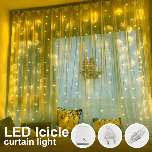 strings led icicle string lights curtain decoration holiday lighting wedding fairy christmas garland garden party
strings led icicle string lights curtain decoration holiday lighting wedding fairy christmas garland garden party