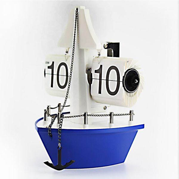 desk & table clocks automatic flop clock acrylic sailing flip seat ship model mute quartz home office1
desk & table clocks automatic flop clock acrylic sailing flip seat ship model mute quartz home office1