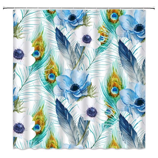 feather shower curtain watercolor colorful peacock feather white blue flowers green leaves art painting polyester bathroom decor
feather shower curtain watercolor colorful peacock feather white blue flowers green leaves art painting polyester bathroom decor