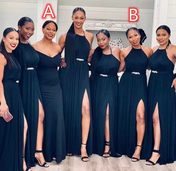 navy blue bridesmaid dresses 2022 halter side slit custom made floor length plus size beaded ribbon maid of honor gown country beach wedding, White;pink
navy blue bridesmaid dresses 2022 halter side slit custom made floor length plus size beaded ribbon maid of honor gown country beach wedding, White;pink