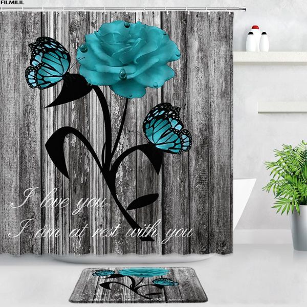 shower curtains creative blue butterfly rose flower bath mats set retro wooden board decor bathroom rug non-slip carpet door pad
shower curtains creative blue butterfly rose flower bath mats set retro wooden board decor bathroom rug non-slip carpet door pad