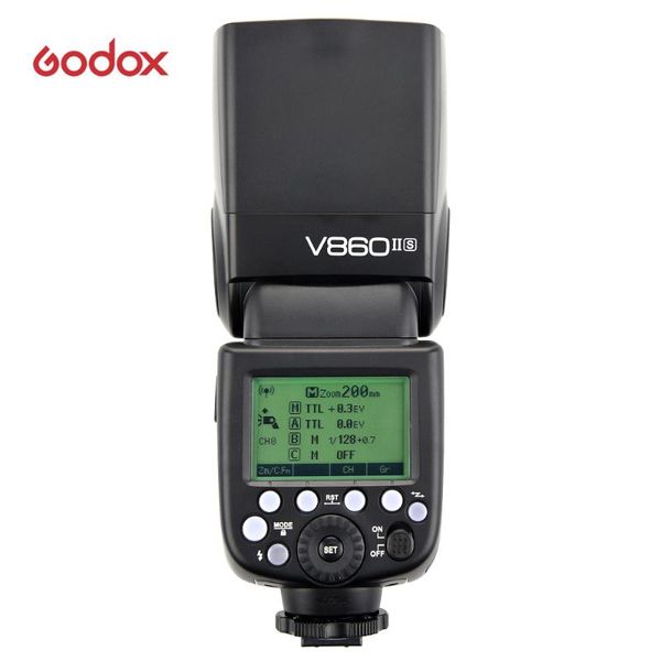 

godox v860ii v860ii-n li-ion batteryl hss speedlite flashl wtih xit-n transmitter for camera dslr flashes