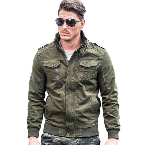 men's jackets spring autumn military jacket men bomber male casual cargo flight cotton mens plus size m-6xl jaqueta masculina egmh, Black;brown
men's jackets spring autumn military jacket men bomber male casual cargo flight cotton mens plus size m-6xl jaqueta masculina egmh, Black;brown