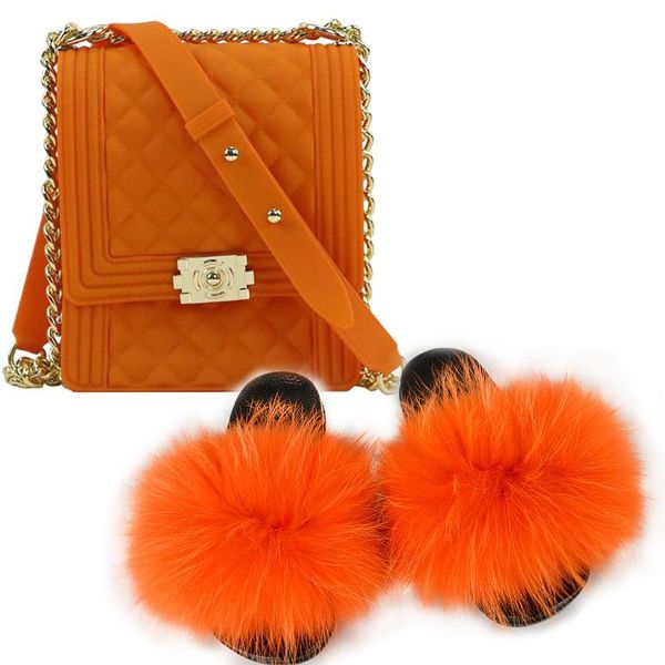 ladies colorful jelly small square bags pvc candy bag set women's fur slippers fashion luxury furry shoes soft fluffy slides, Black
ladies colorful jelly small square bags pvc candy bag set women's fur slippers fashion luxury furry shoes soft fluffy slides, Black