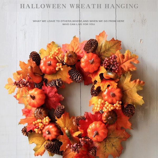 decorative flowers & wreaths autumn wreath 40cm halloween pumpkin berry decoration maple garland rattan artificial fall front door home deco
decorative flowers & wreaths autumn wreath 40cm halloween pumpkin berry decoration maple garland rattan artificial fall front door home deco
